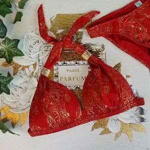 Venus Red and Gold Bikini
